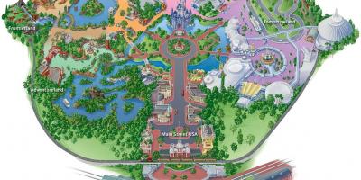 La carte de Hong Kong Disneyland