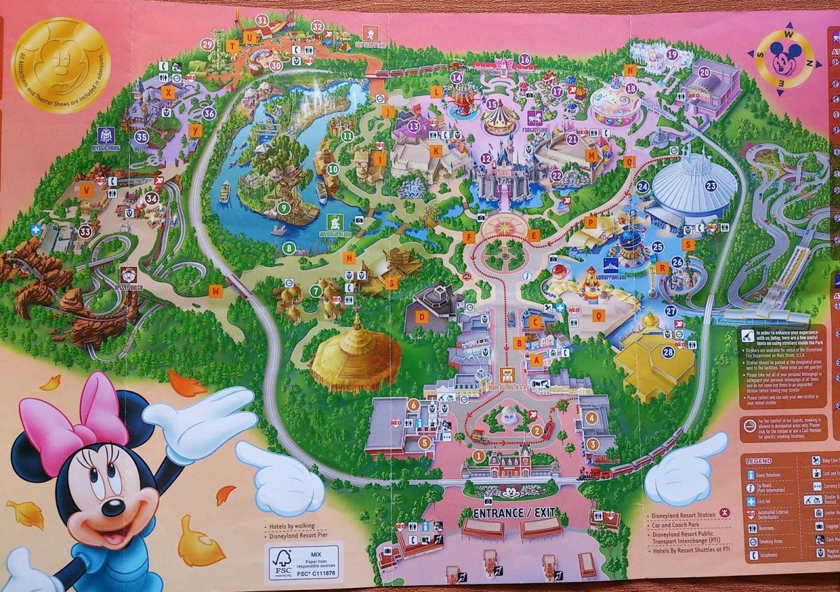 Hong Kong Disney carte