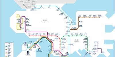 Plan de métro de Hong Kong