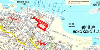 Port de Hong Kong carte
