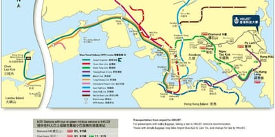 L'université de Hong Kong carte