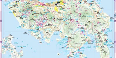Hong Kong sur la carte