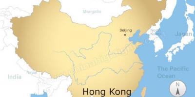Carte de la Chine et de Hong Kong