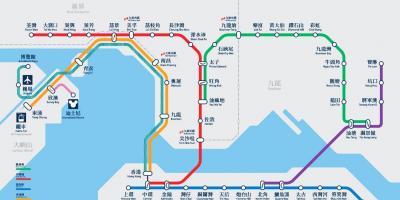 Station de métro Causeway bay carte
