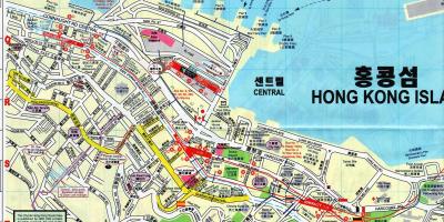 Carte de Sheung Wan, Hong Kong